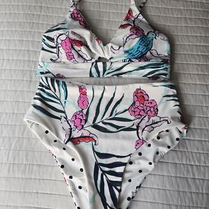 Carve Designs Tropical Print Swimsuit